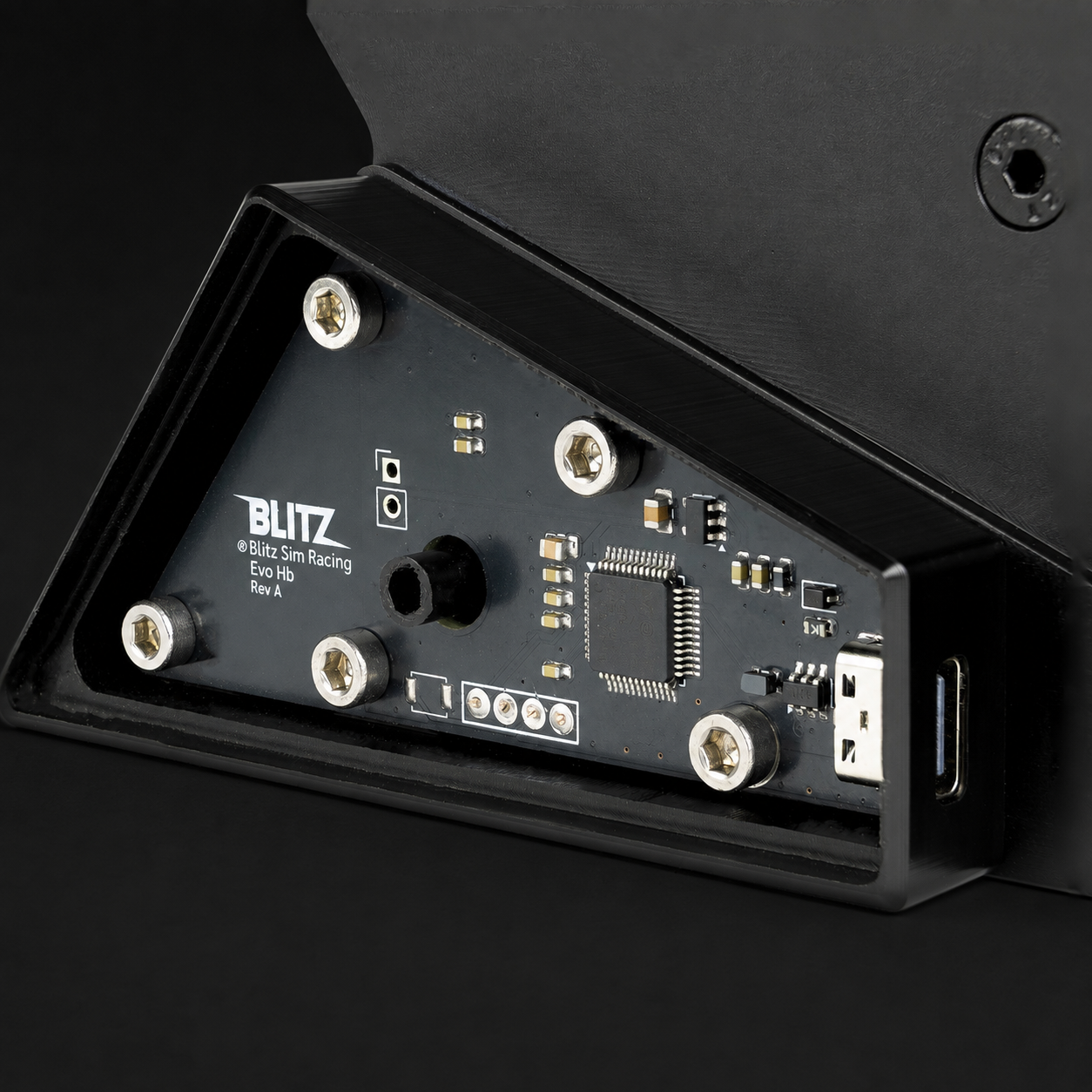 Blitz EVO El Freni elektronik kartı ve Z-Sense™ manyetik sensörün bulunduğu bölge