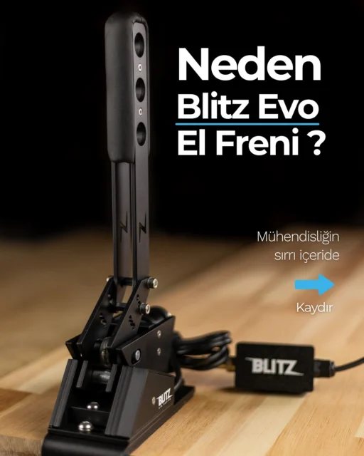 En iyisini isteyen, gerçek simülasyoncular tarafından; gerçek simülasyoncular için üretildi. ⚡️ Blitz EVO yarış simülasyonu el freninin detaylarını keşfetmek iç…